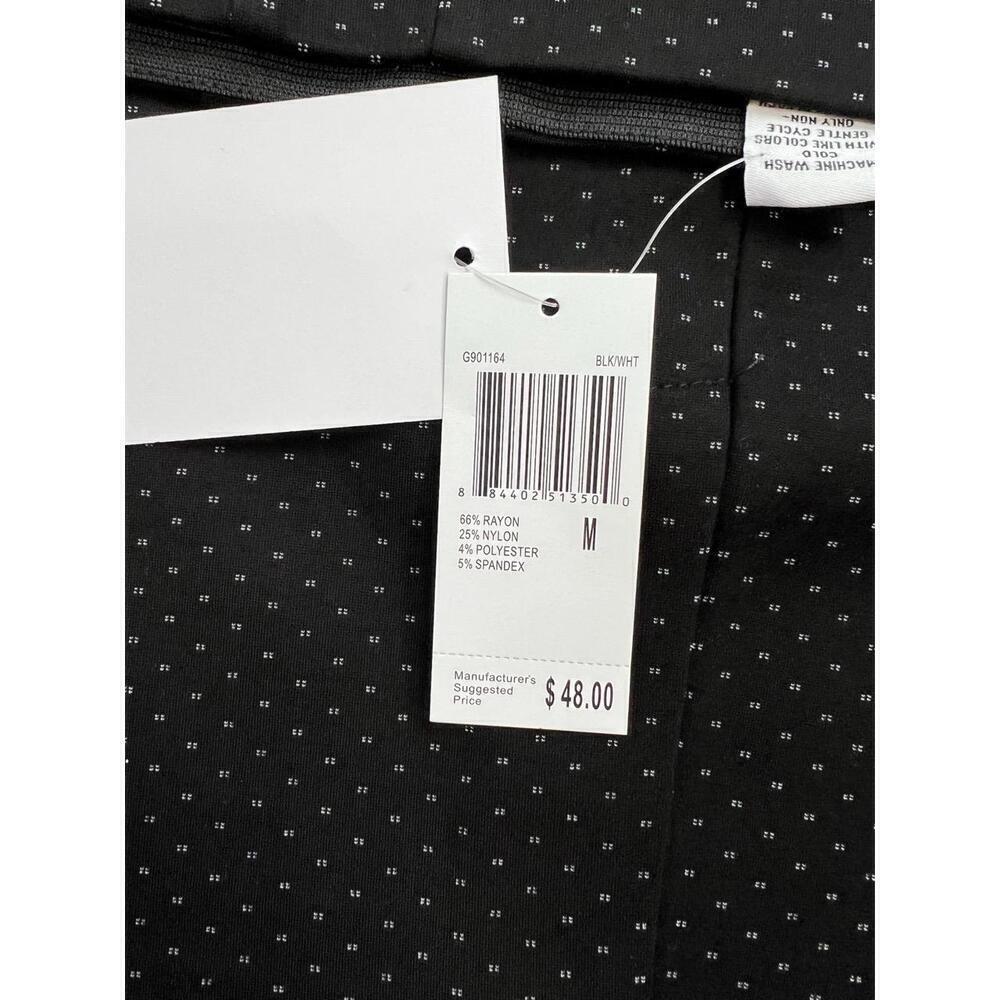 M MAGASCHONI Skirt Womens Size M Black White Knit Pencil Classic Pull On - Picture 9 of 9
